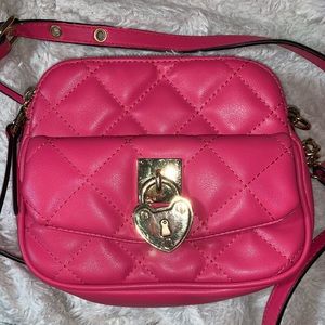 GENTLY USED ONCE JUICY COUTURE HOT PINK CROSSBODY